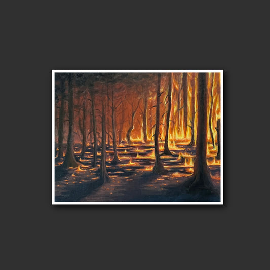 "The Approach" Art Print