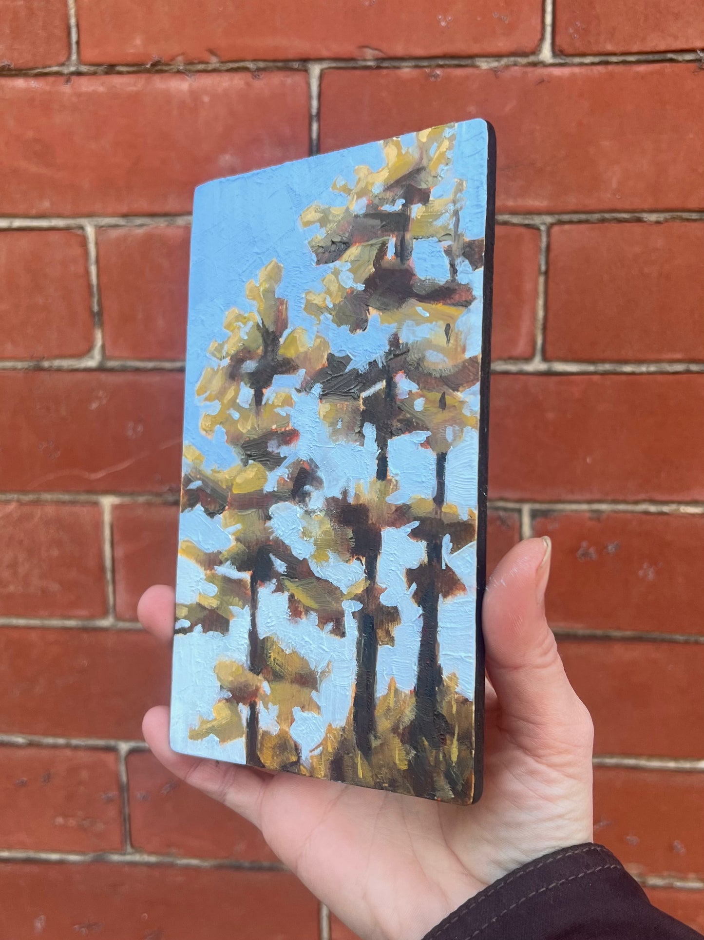 Pine Tree Original Oil Painting