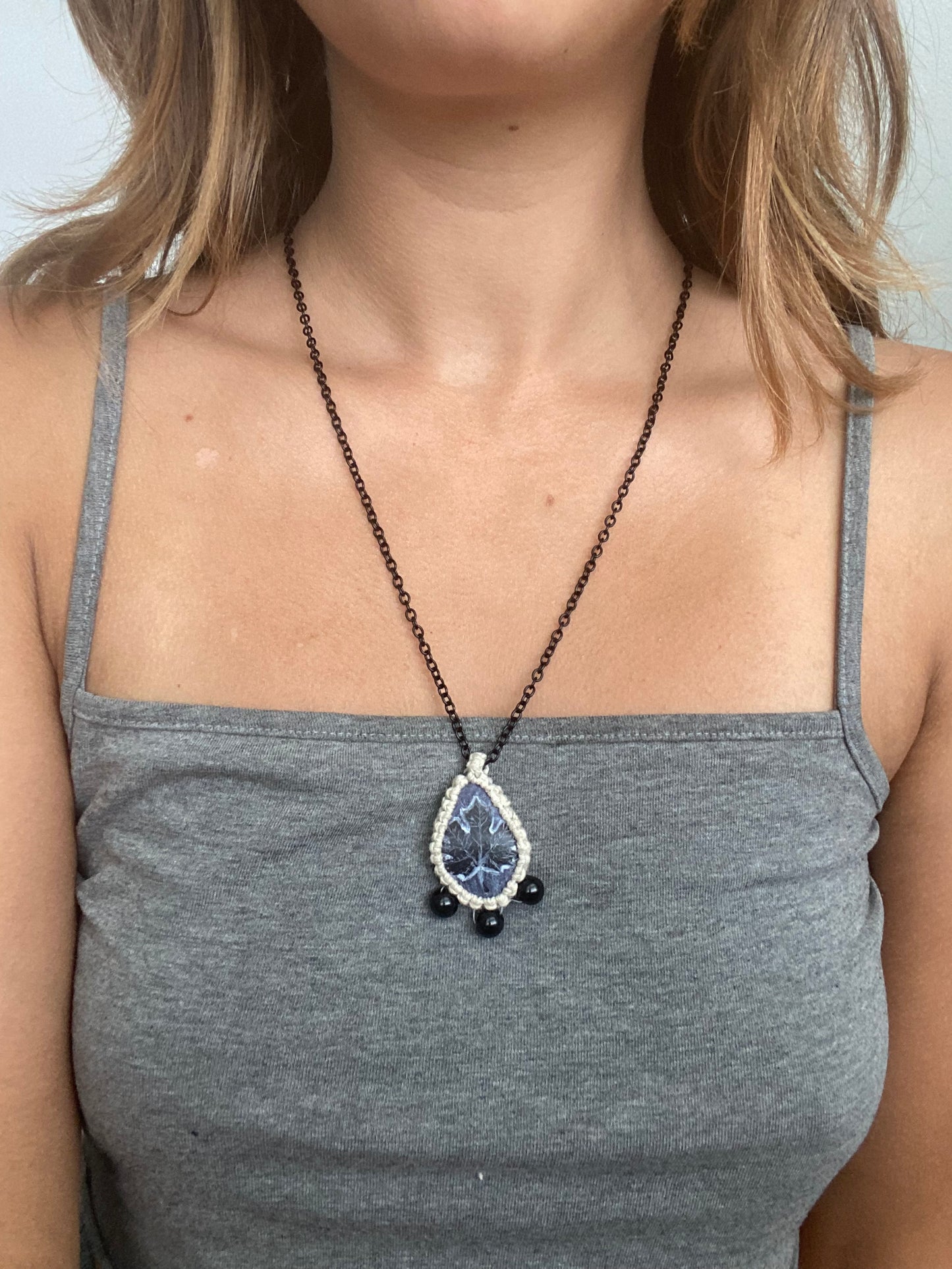 Painted Seashell Necklace